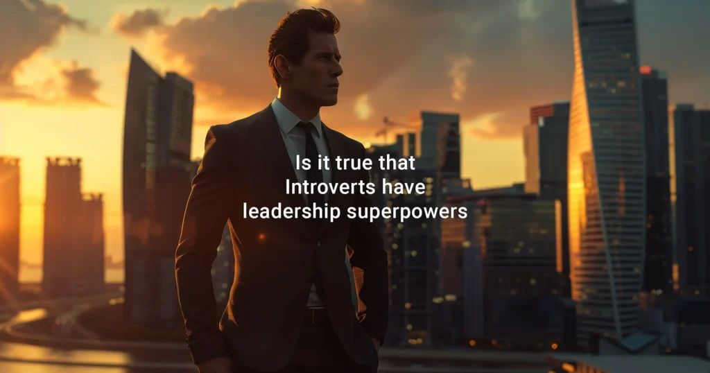 Is it true that Introverts have leadership superpowers